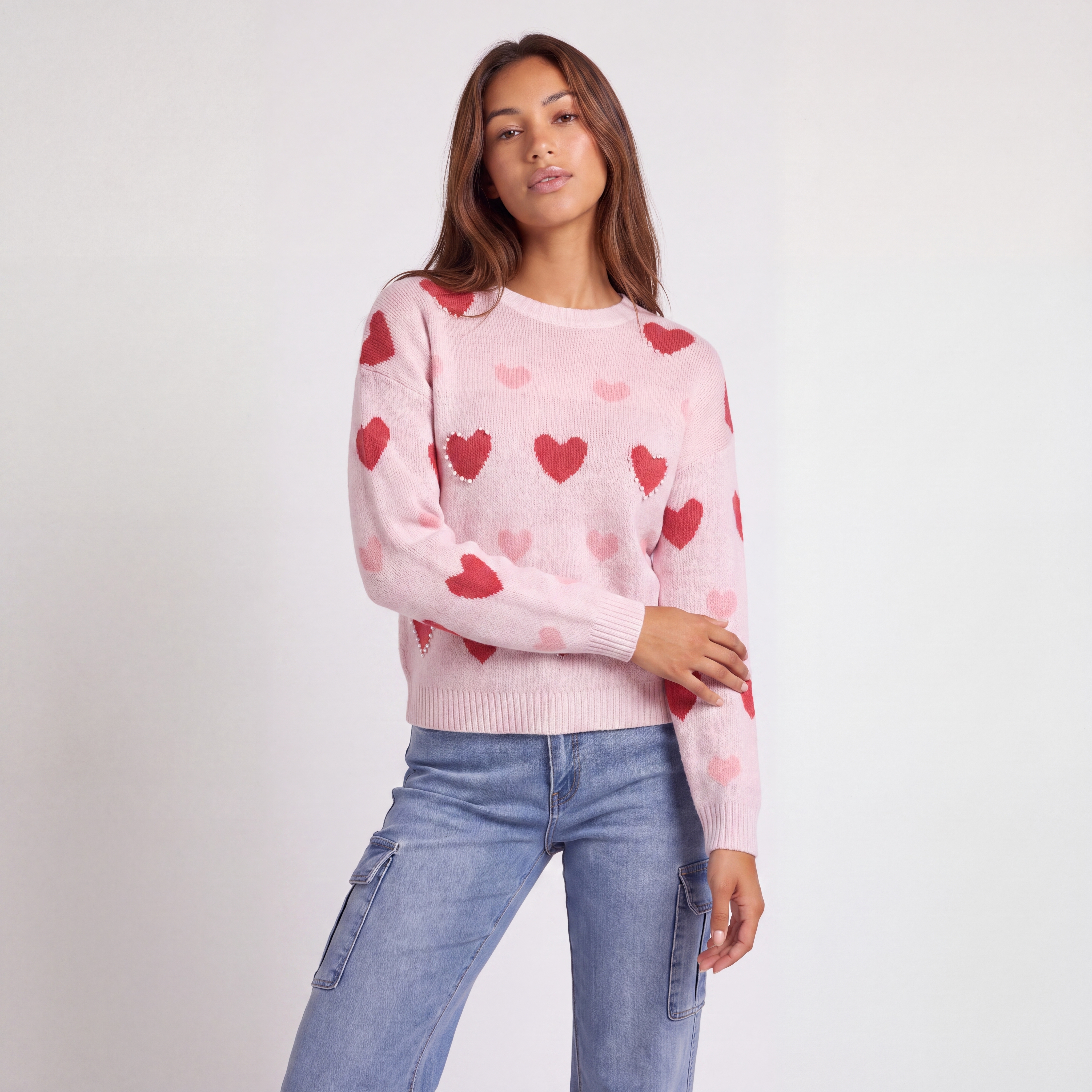 Heart Pearl Pullover
