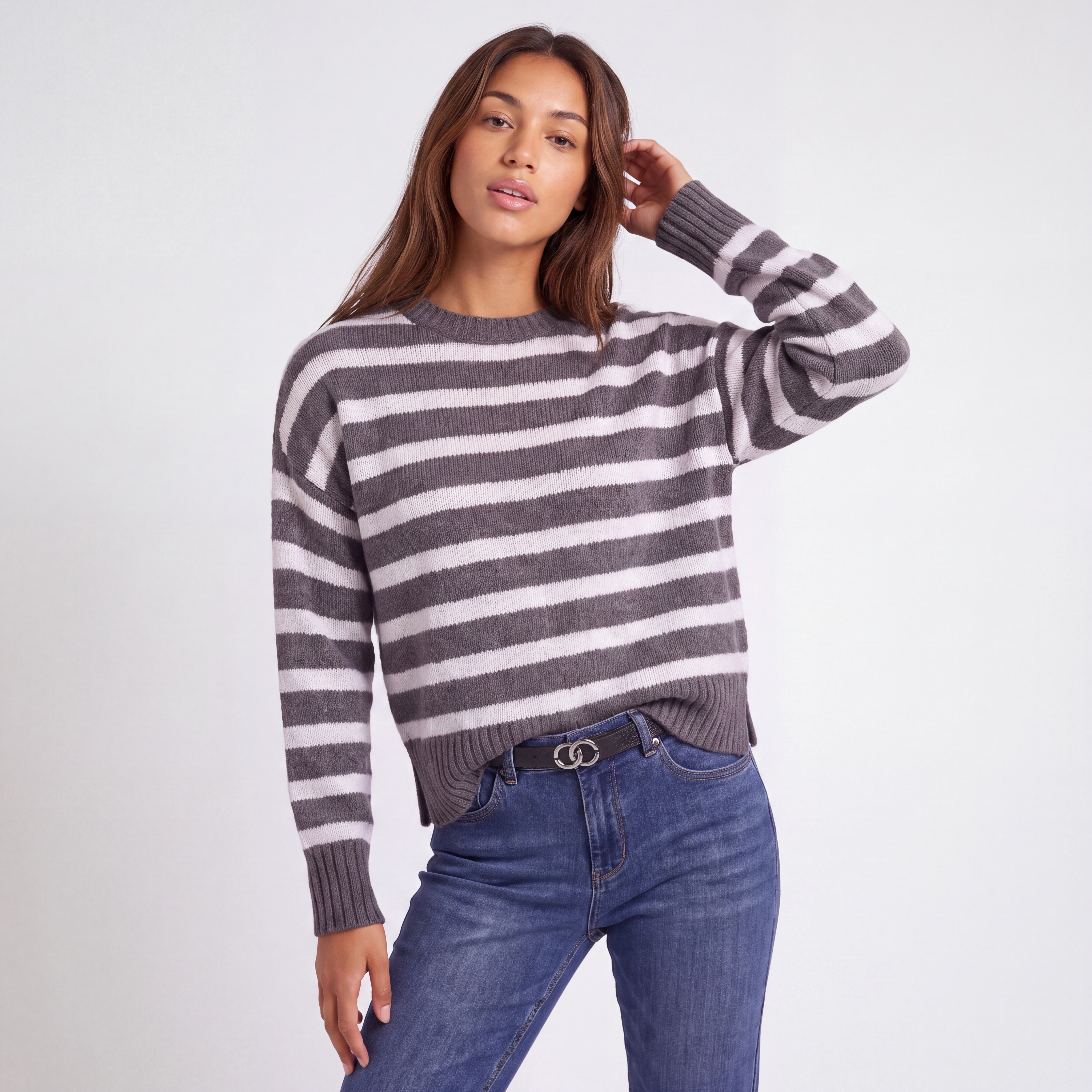 Cherry Stripe Pullover