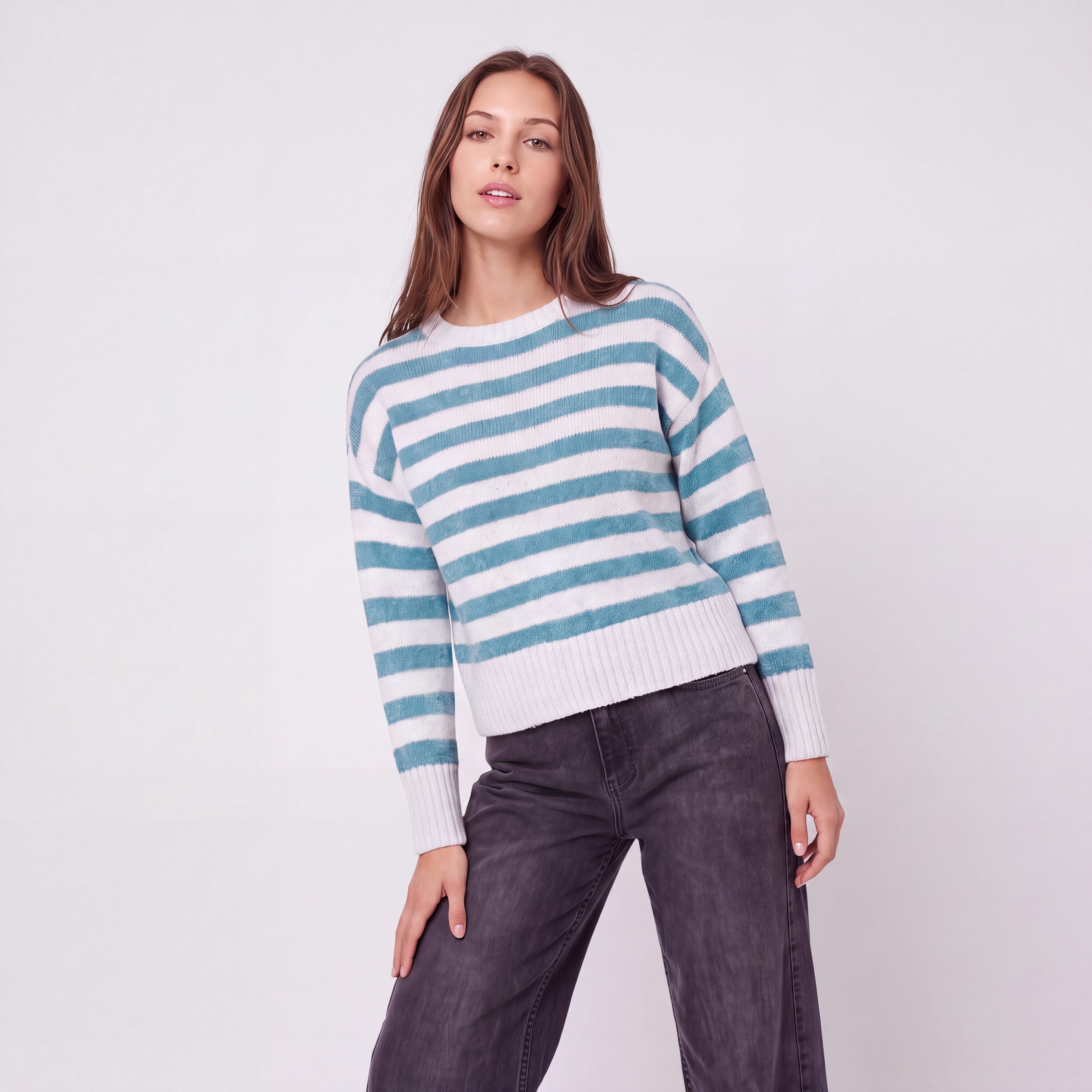 Cherry Stripe Pullover