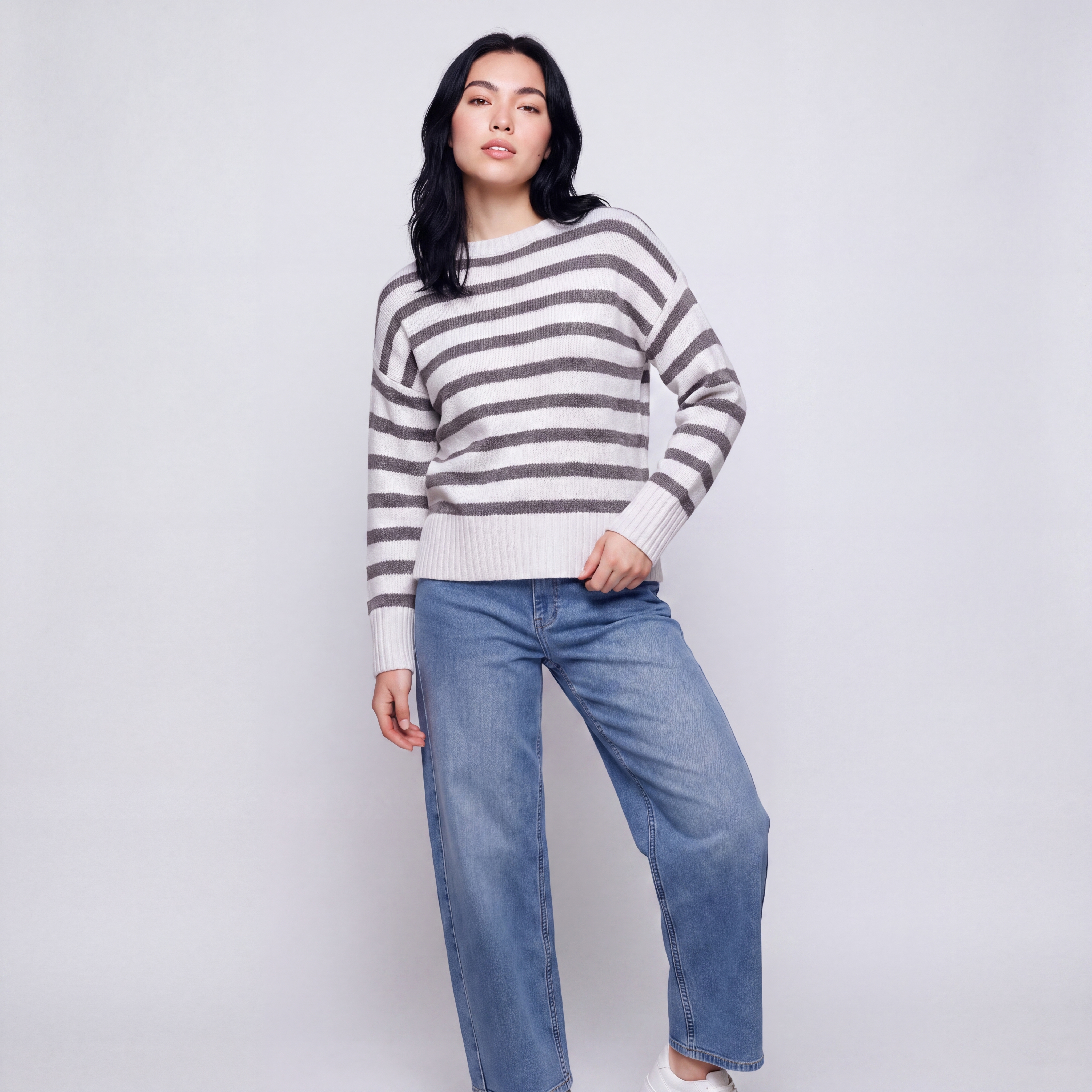 Cherry Stripe Pullover