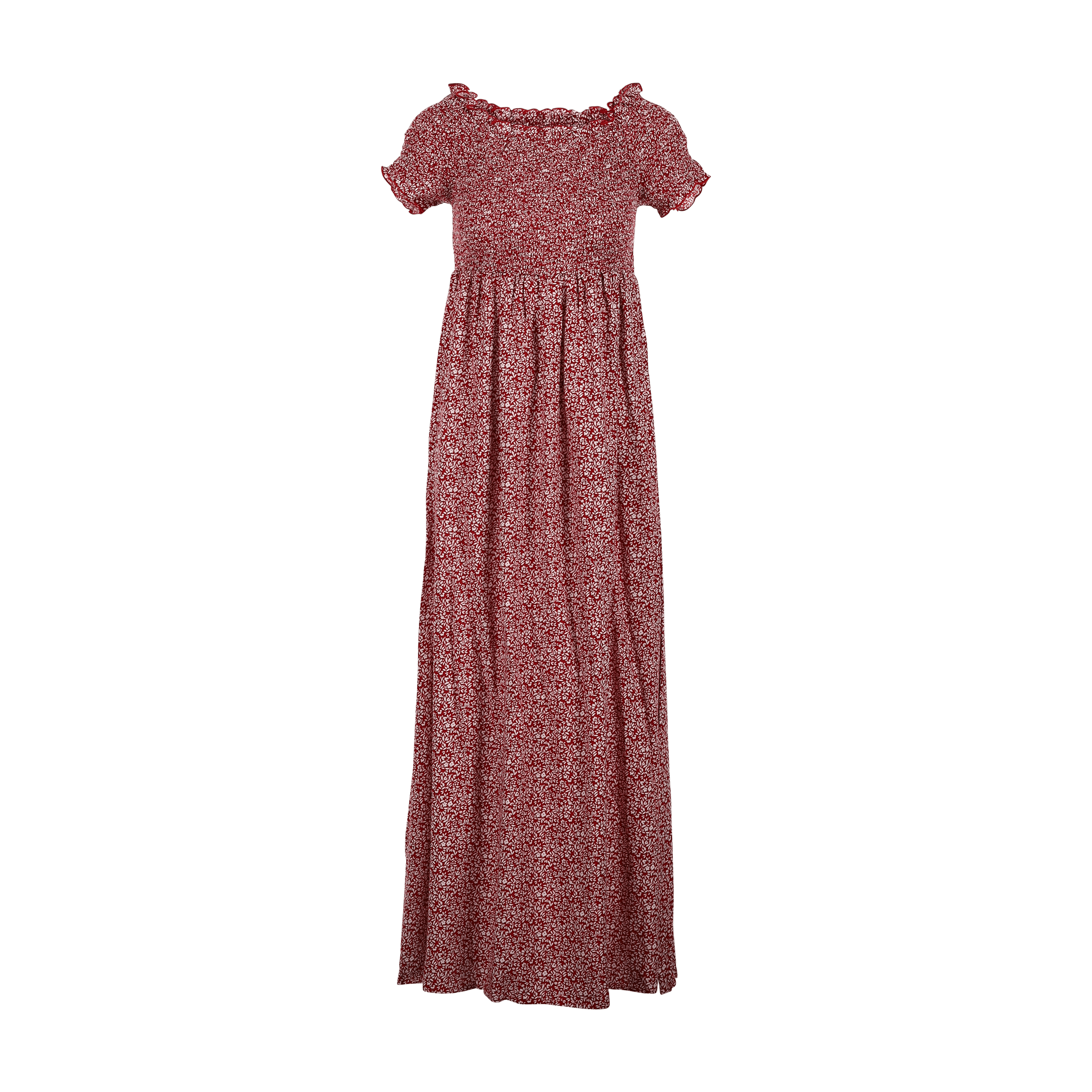 Robes: Doll Long Print Kleid en Chili CHF 9.95 pour femme | Chicorée