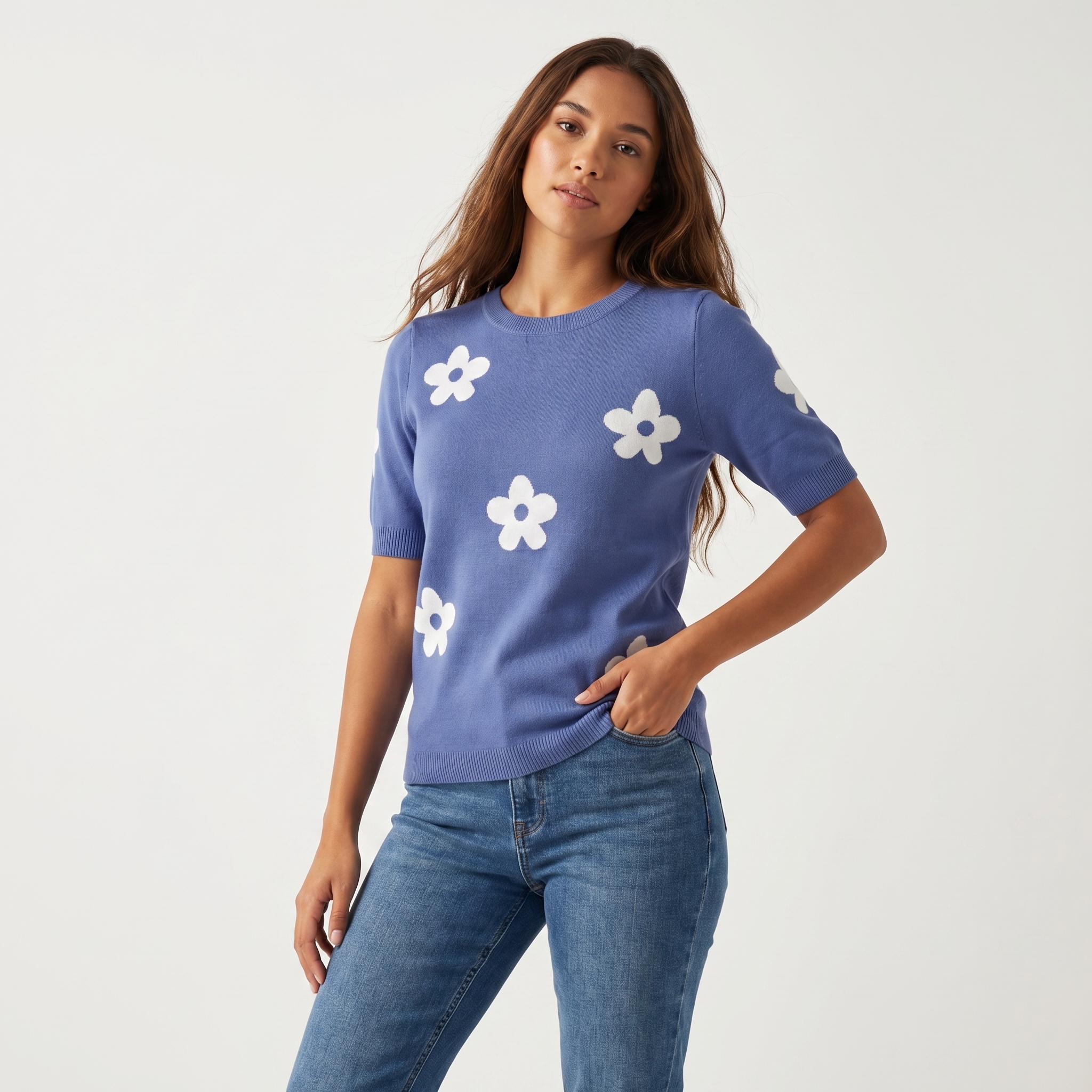 Sally Flower Pullover