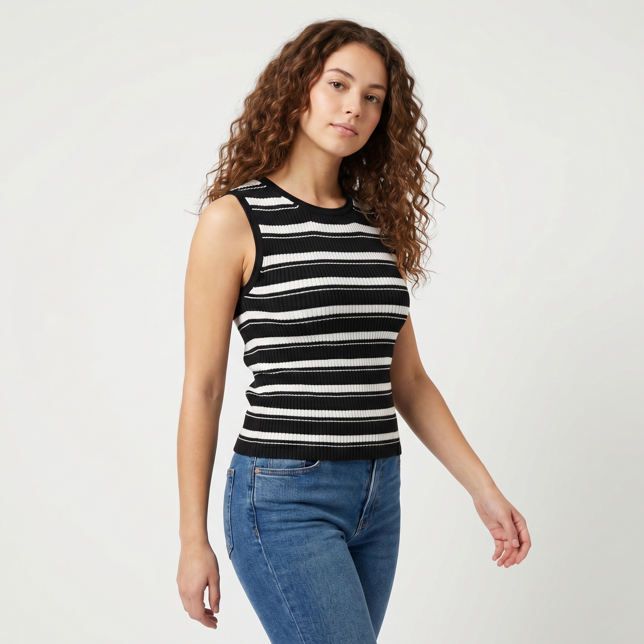 Sally Knit Stripe Top