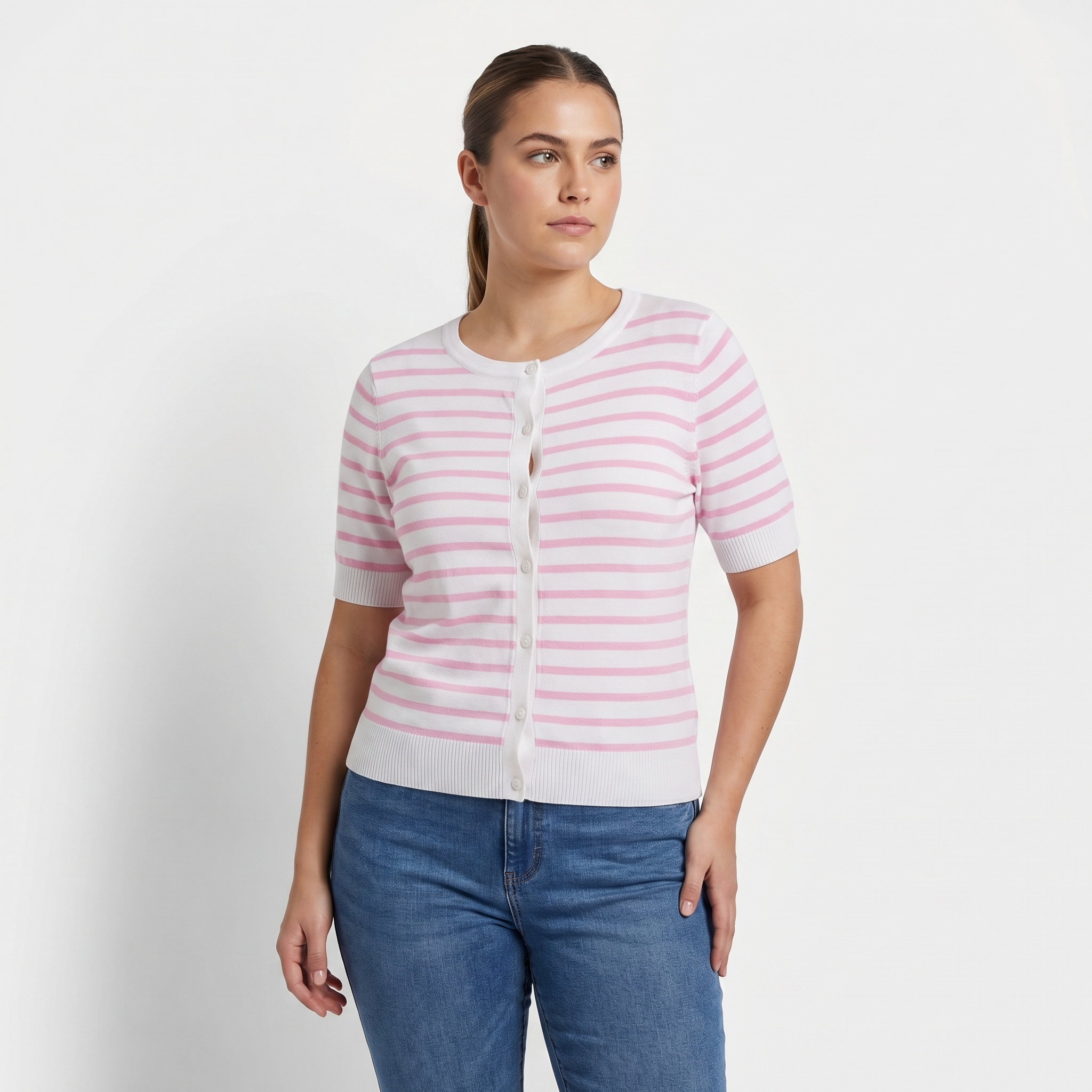 Sally Stripe Cardigan
