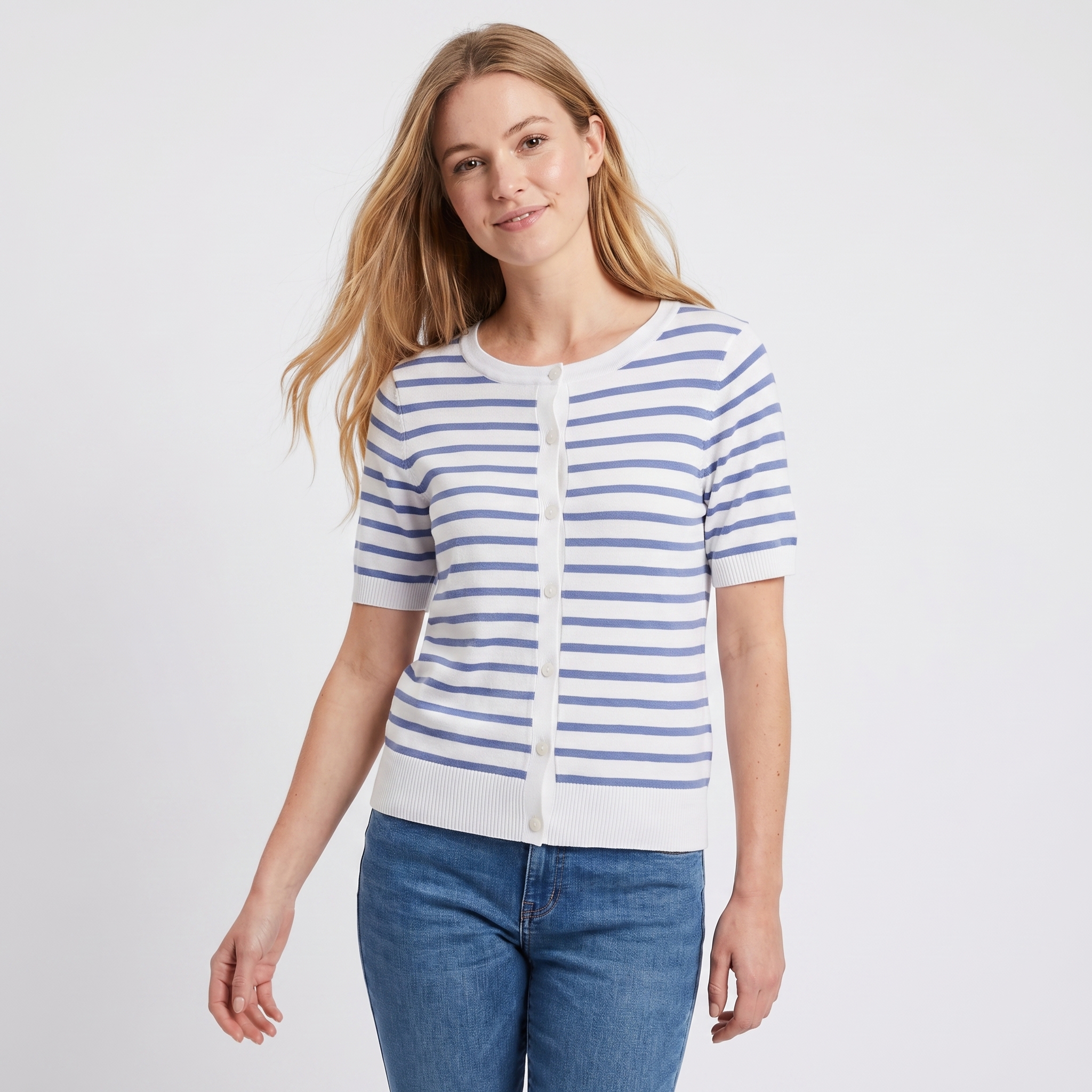 Sally Stripe Cardigan