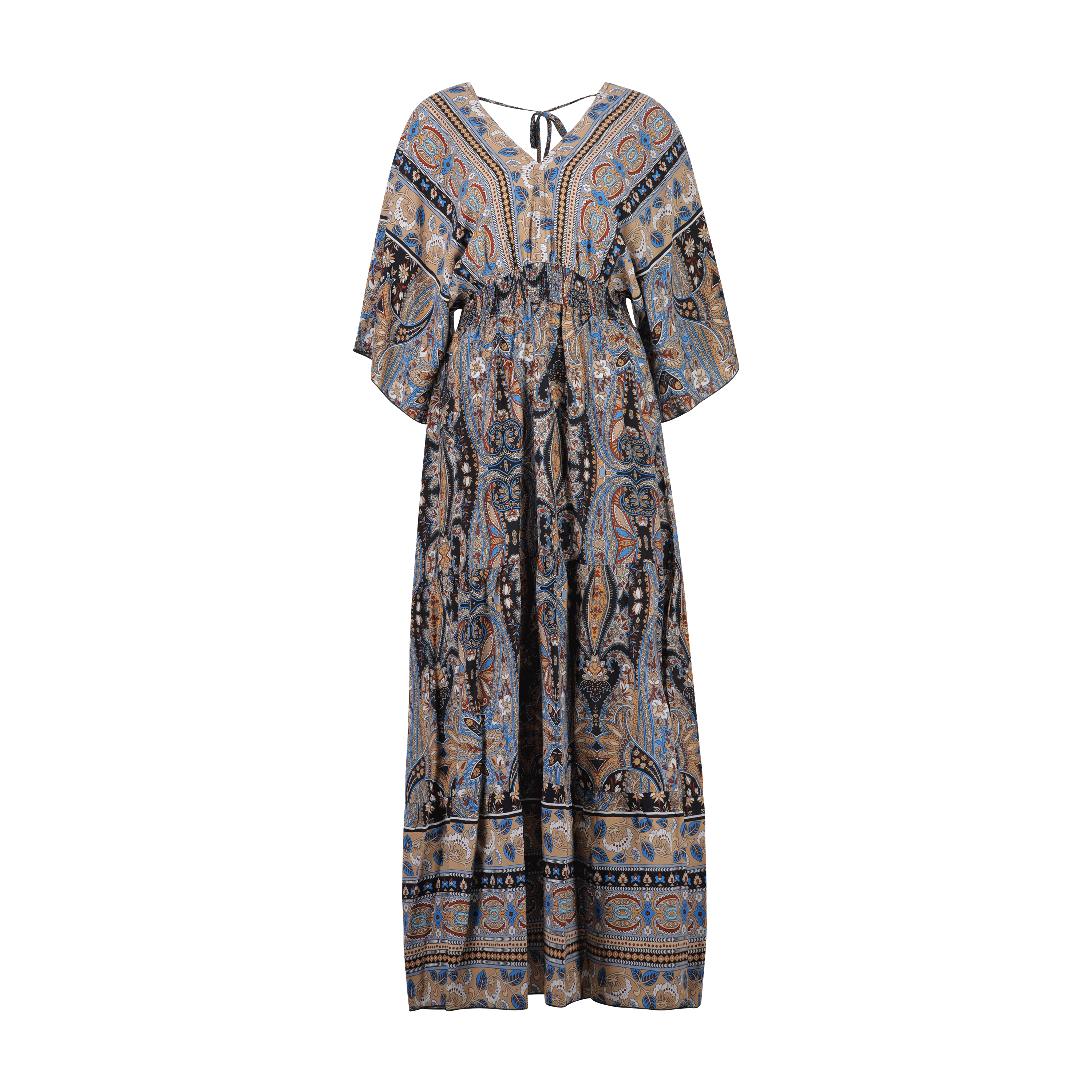 Hippie Print Kleid in Türkis für CHF 34.95 für Frauen | Chicorée
