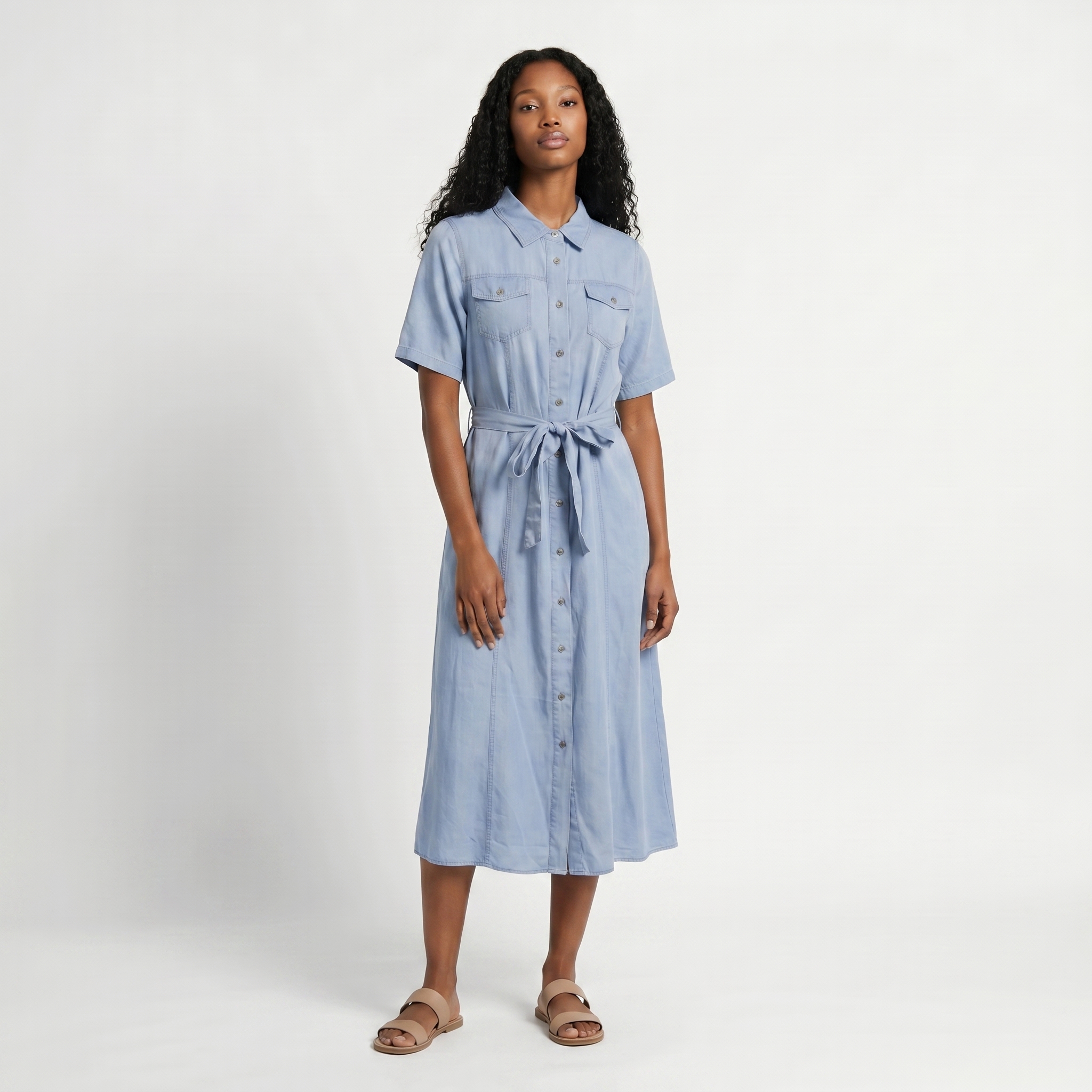 Kleider: Tara Kleid in Light wash CHF 22.45 für Frauen | Chicorée
