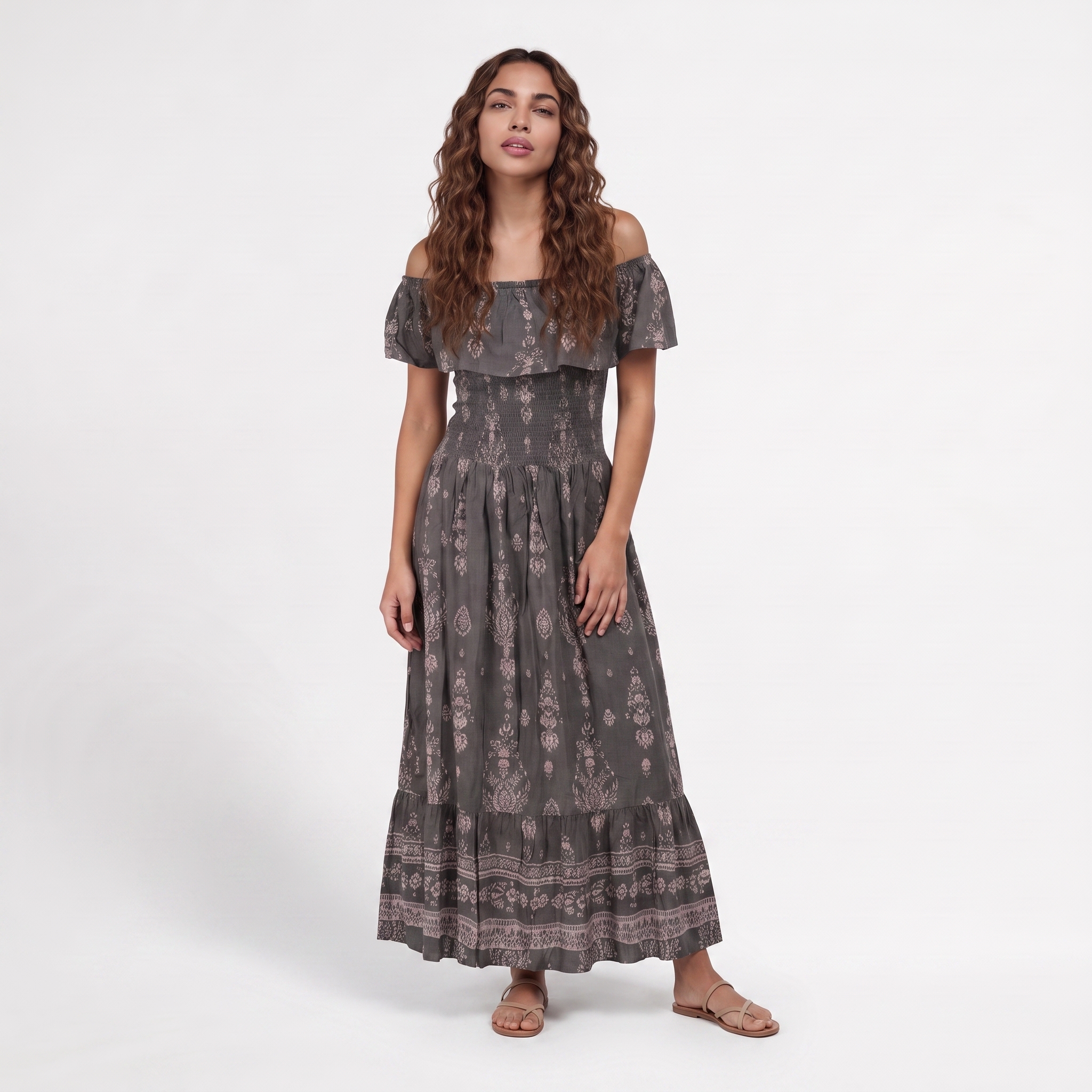 Sunada Print Kleid
