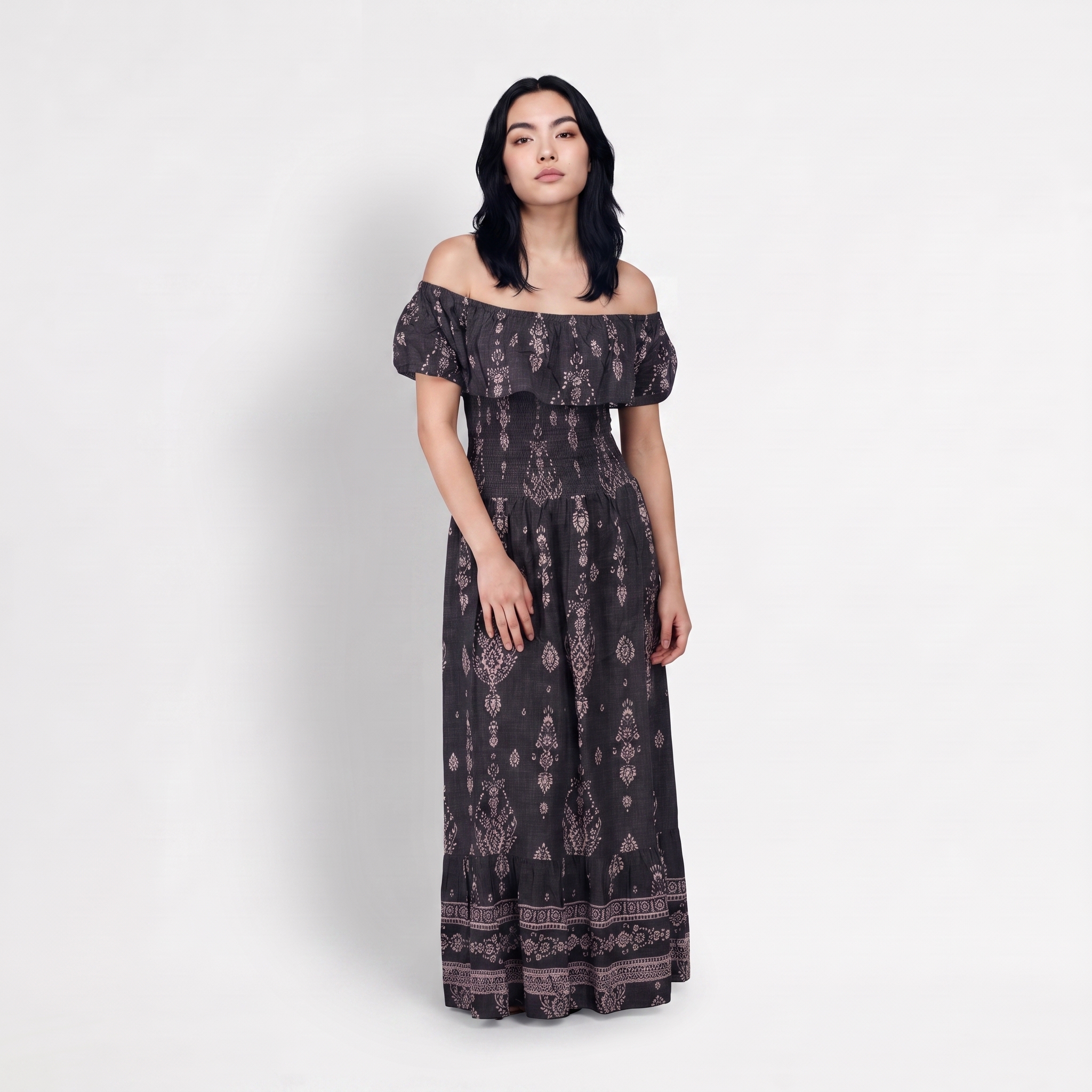 Sunada Print Kleid