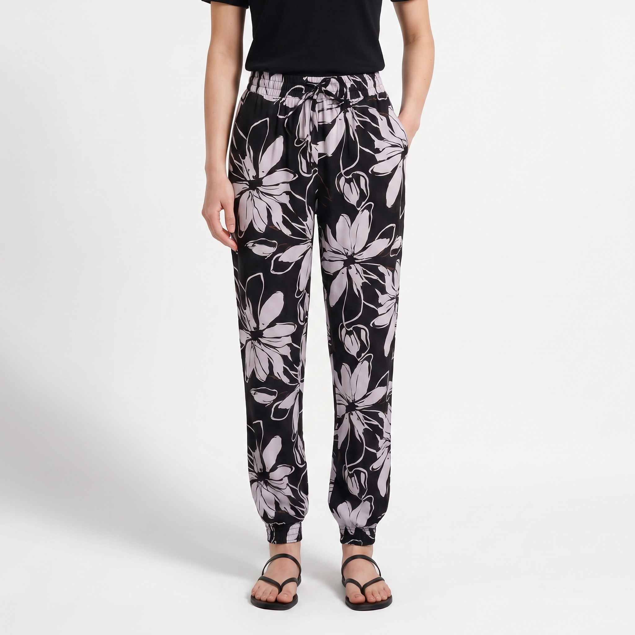 Yaya Print 1 Pants