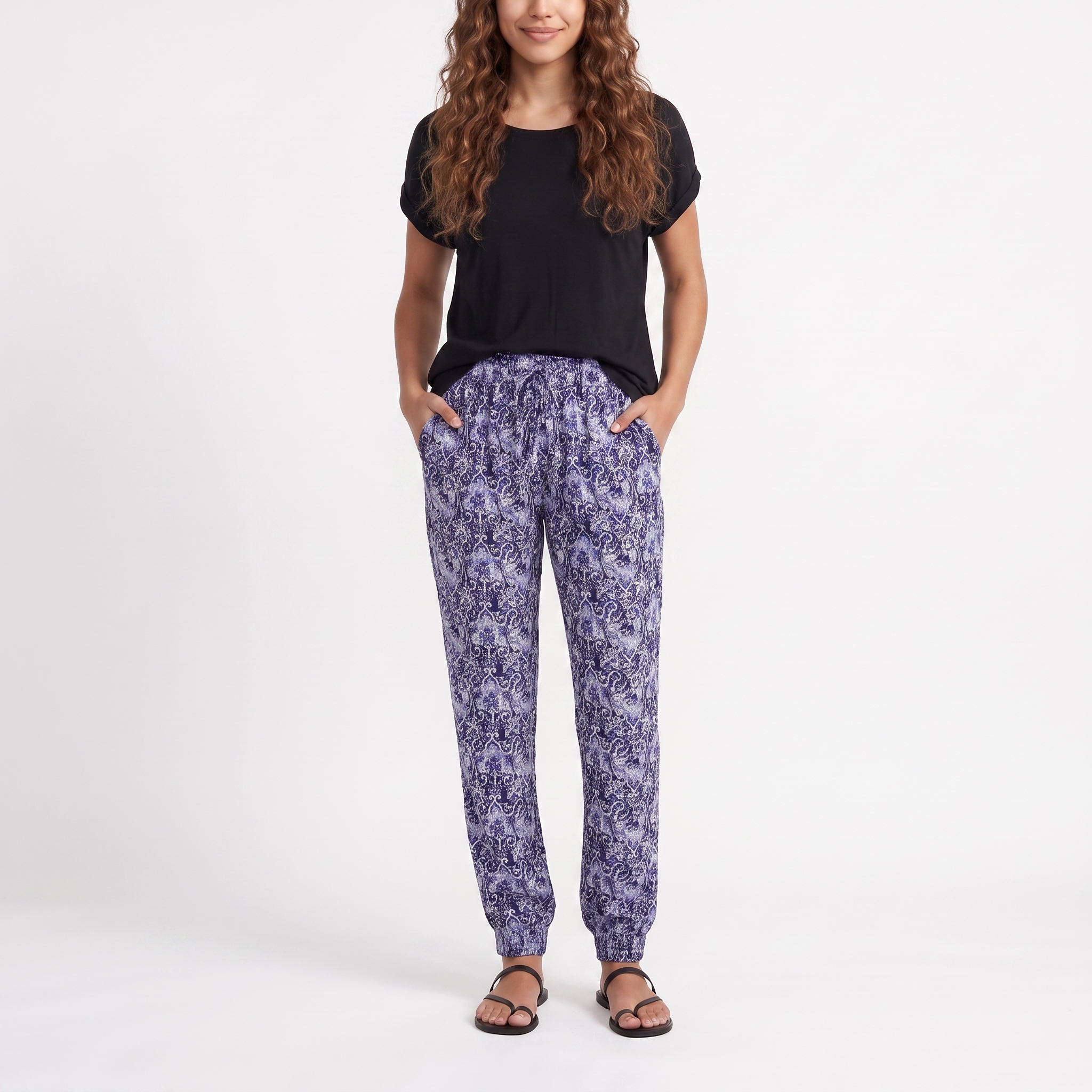 Yaya Print 2 Pants