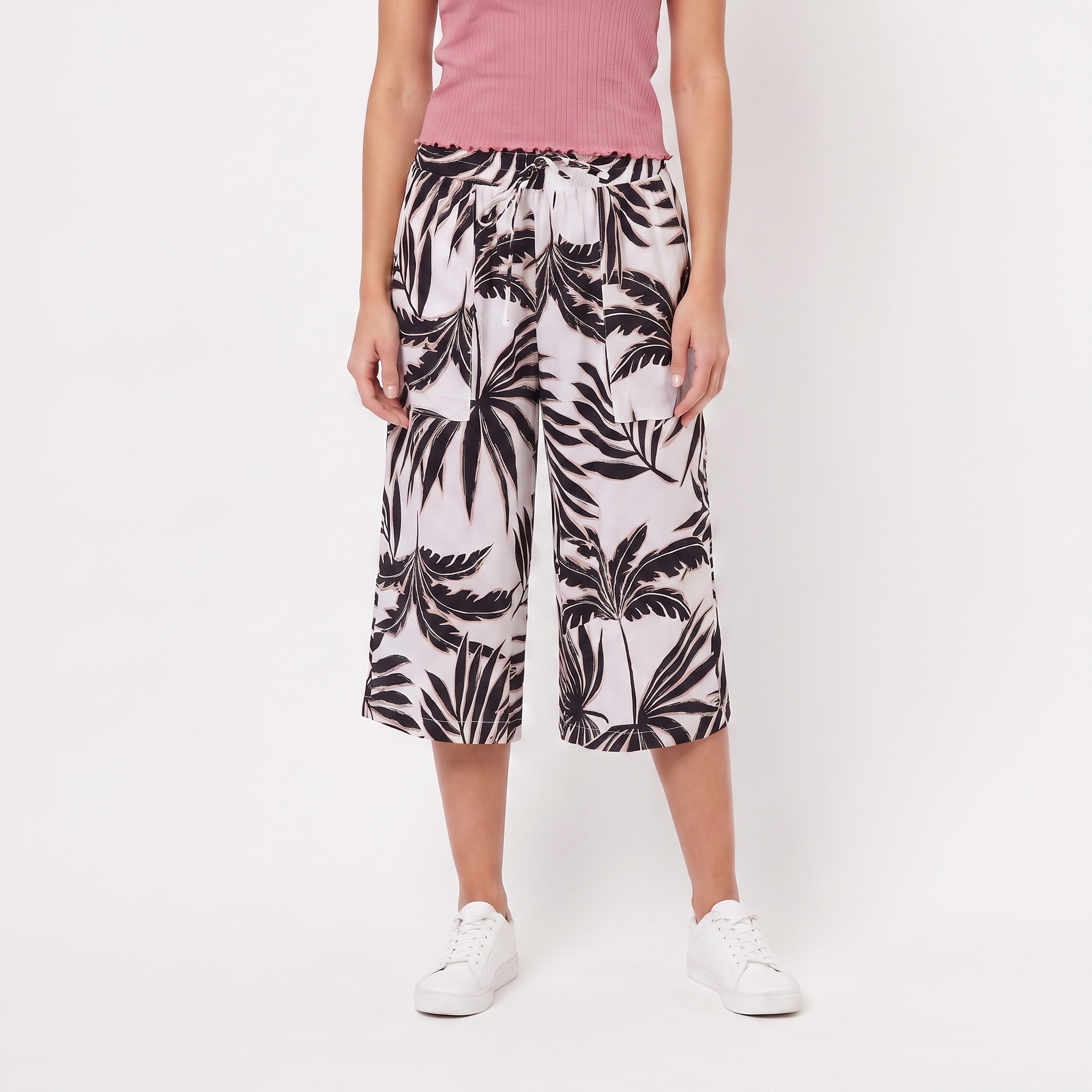 Yayana Print Bermuda