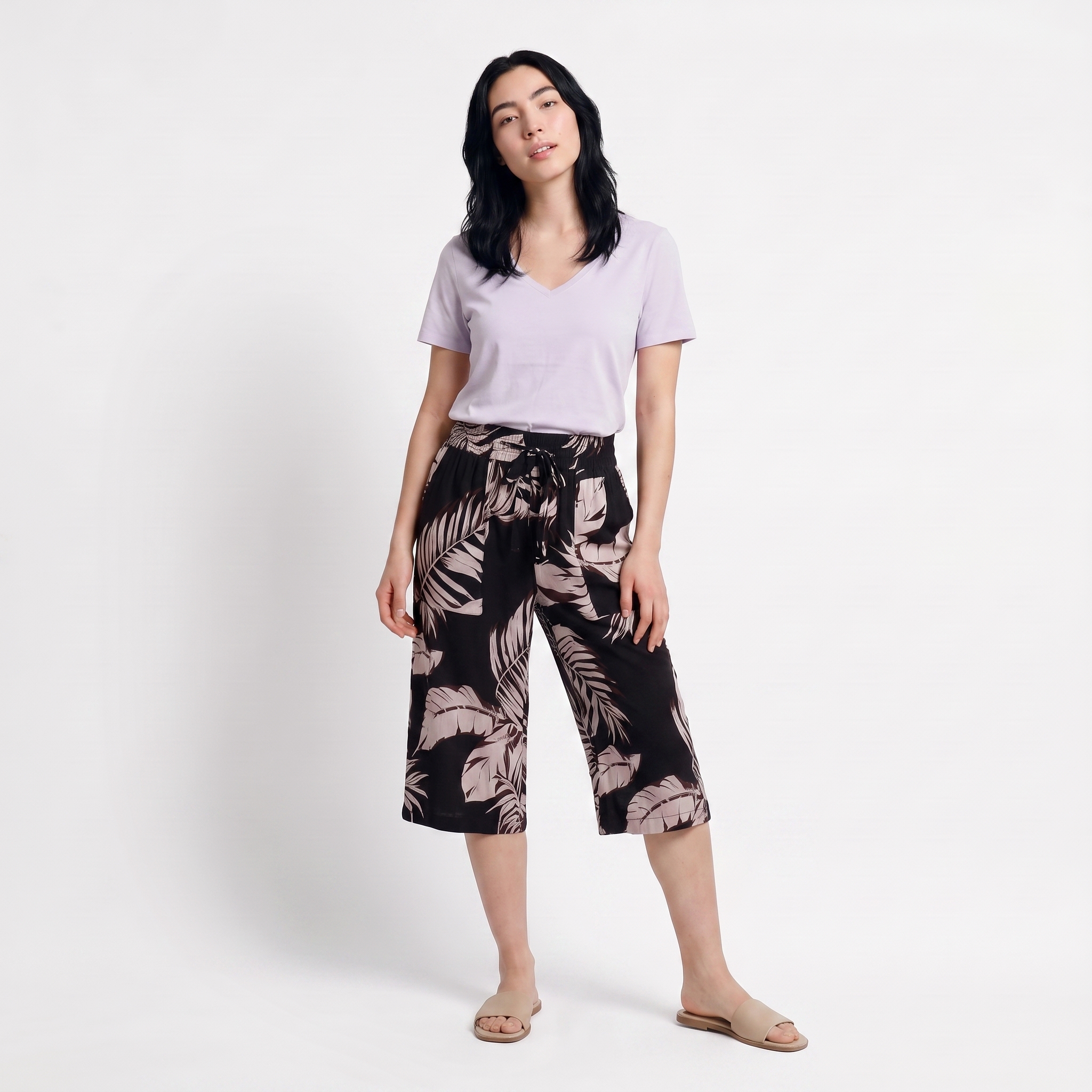 Yayana Print Bermuda