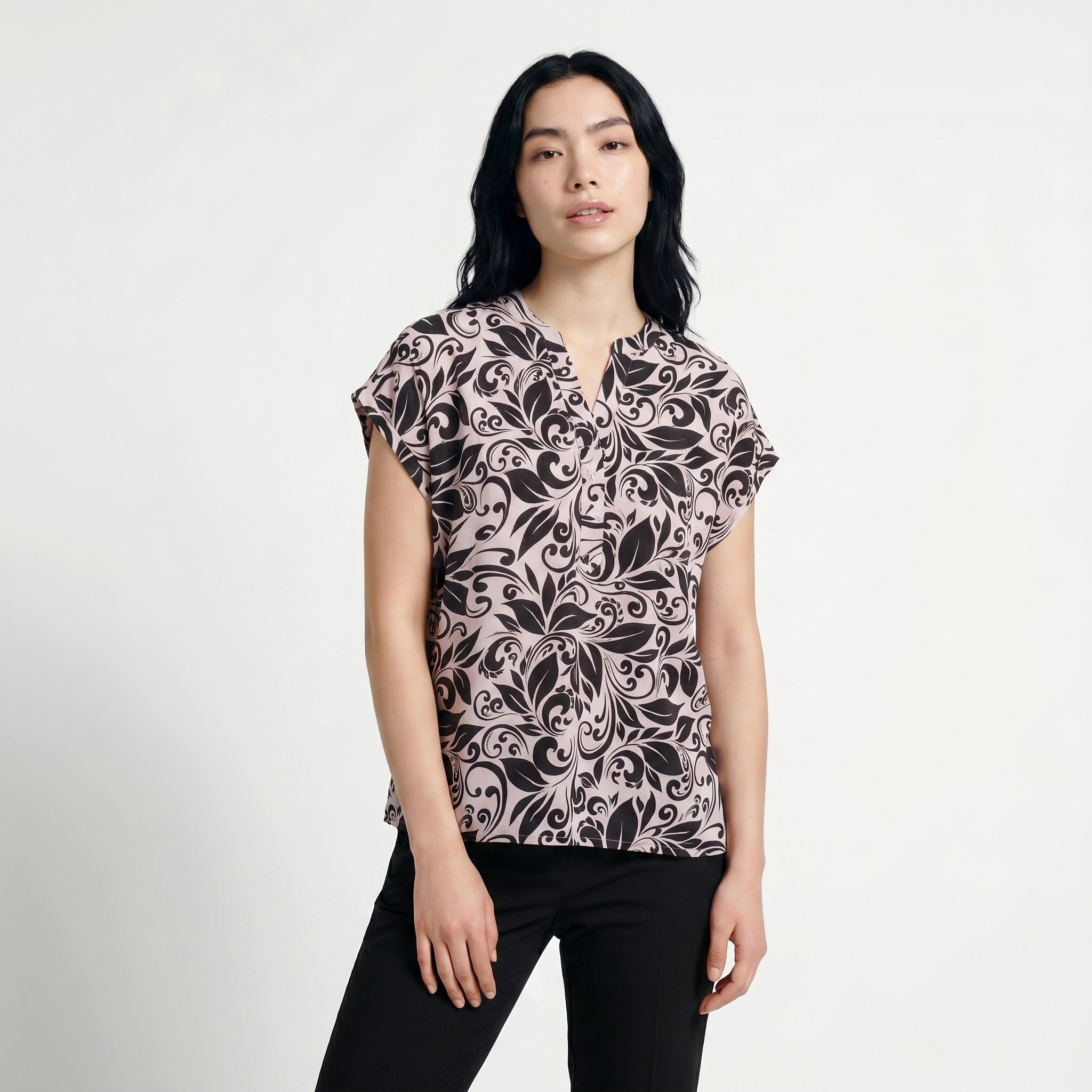 Rina Print 1 Bluse