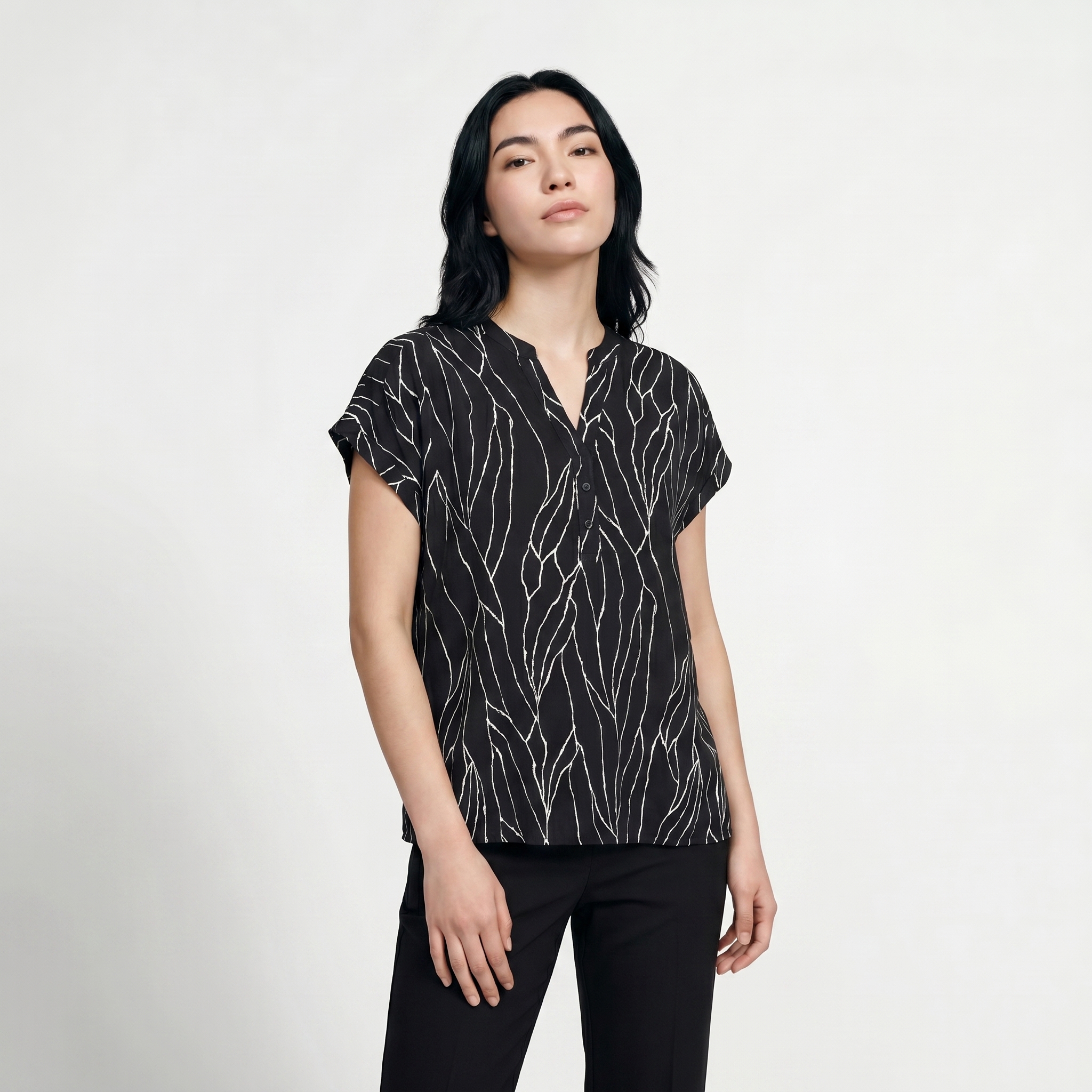 Rina Print 1 Bluse