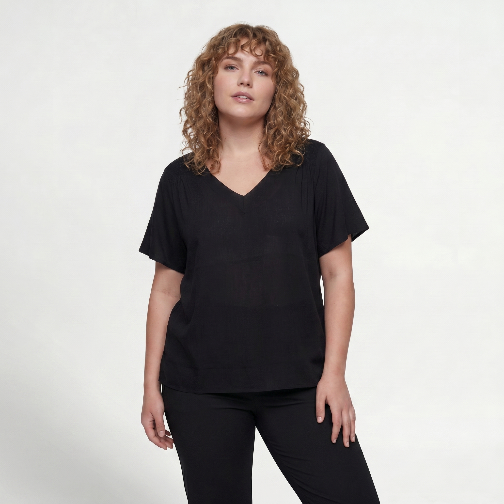 Carla Crinkle Bluse