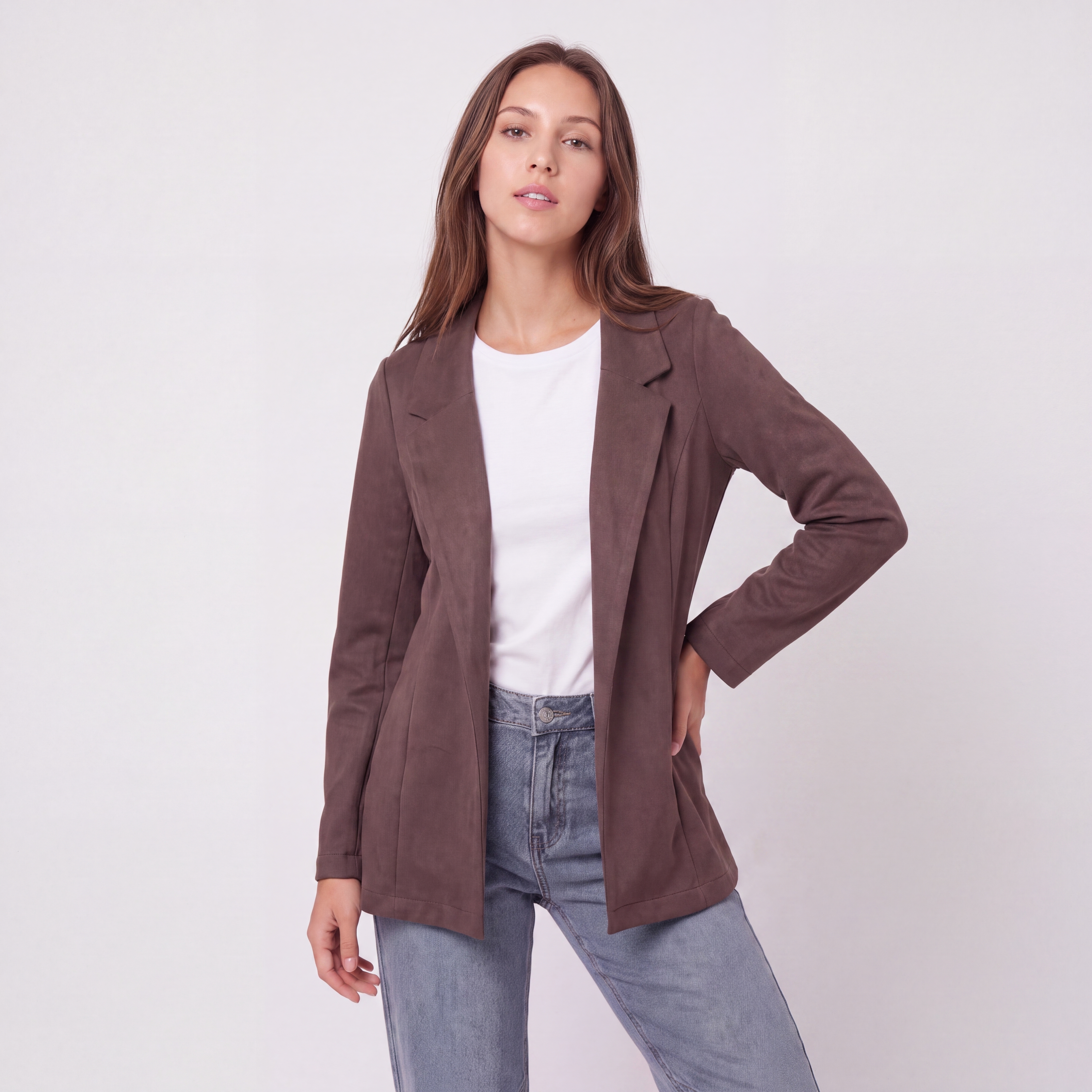 Suede Blazer