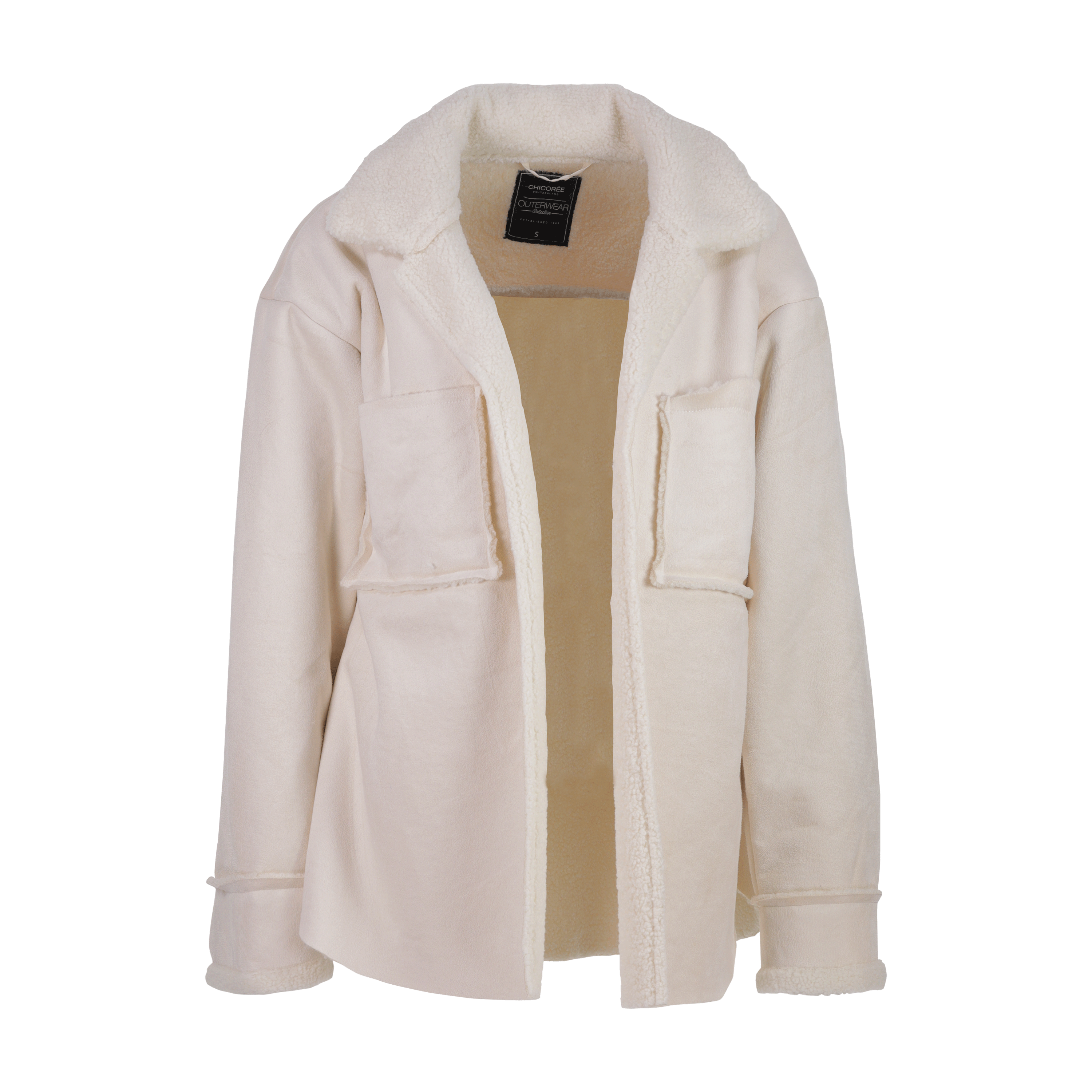 Clothing Tesco Shacket Puffer Jacket Cream Shacket Tesco Tesco