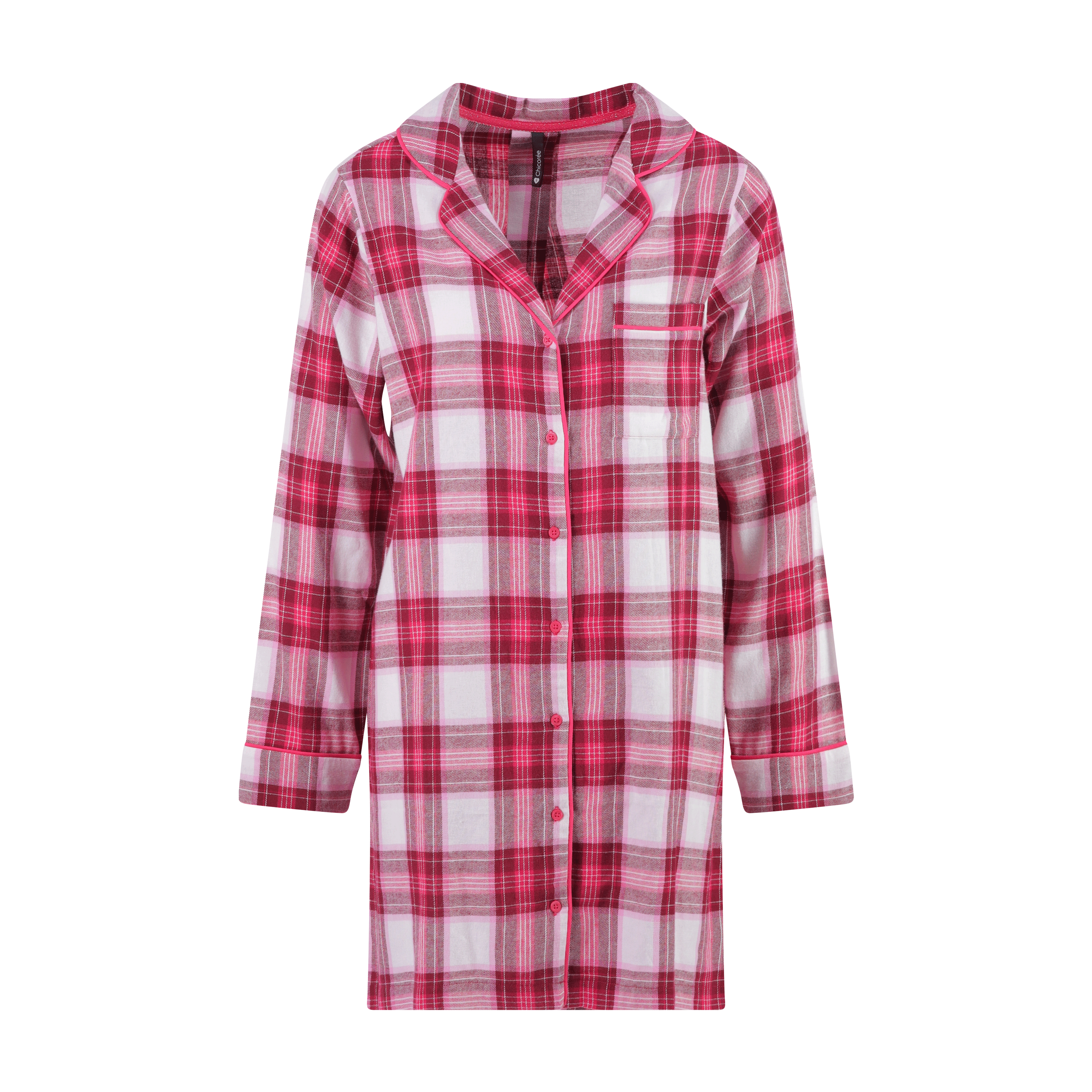 Flannel Long Bluse