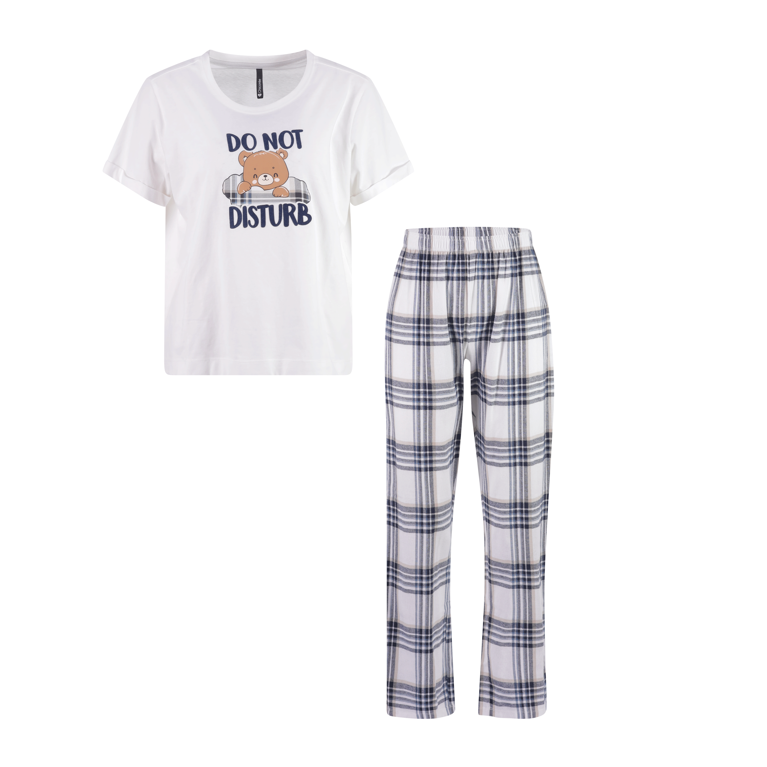 Flannel Shirt Pj Set