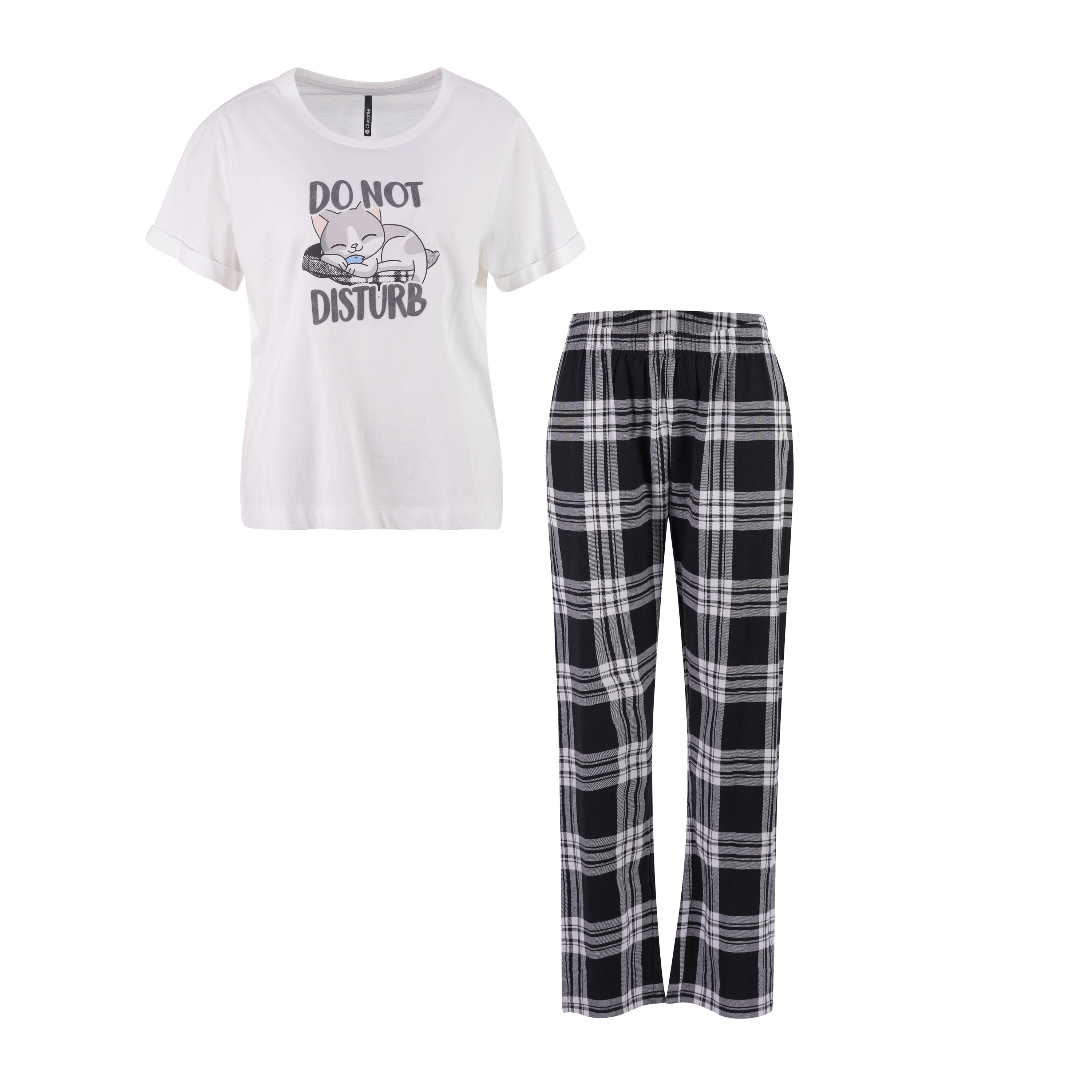 Flannel Shirt Pj Set
