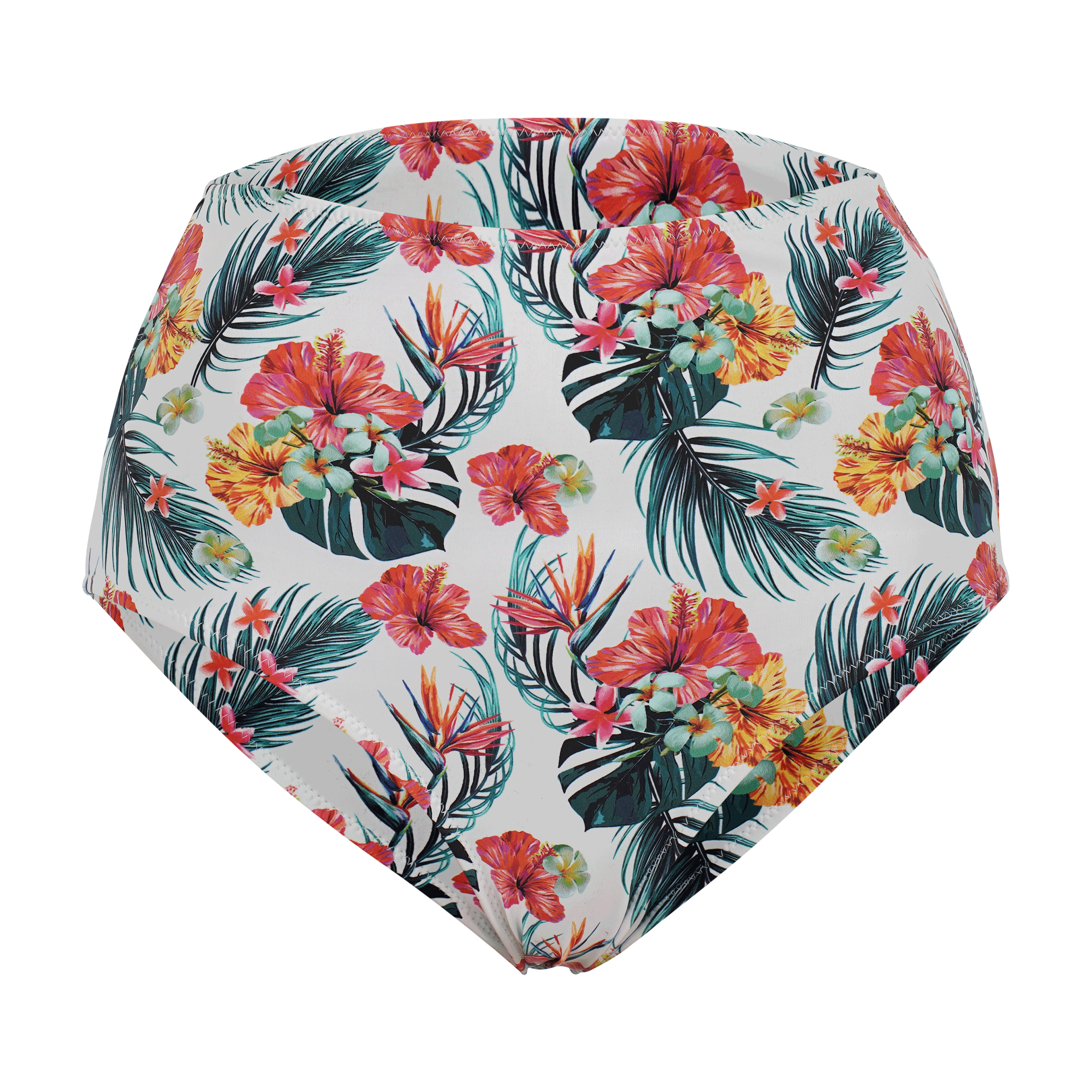 Bademode: Lilly High Panties Print in Weiss CHF 7.95 für Frauen Chicorée