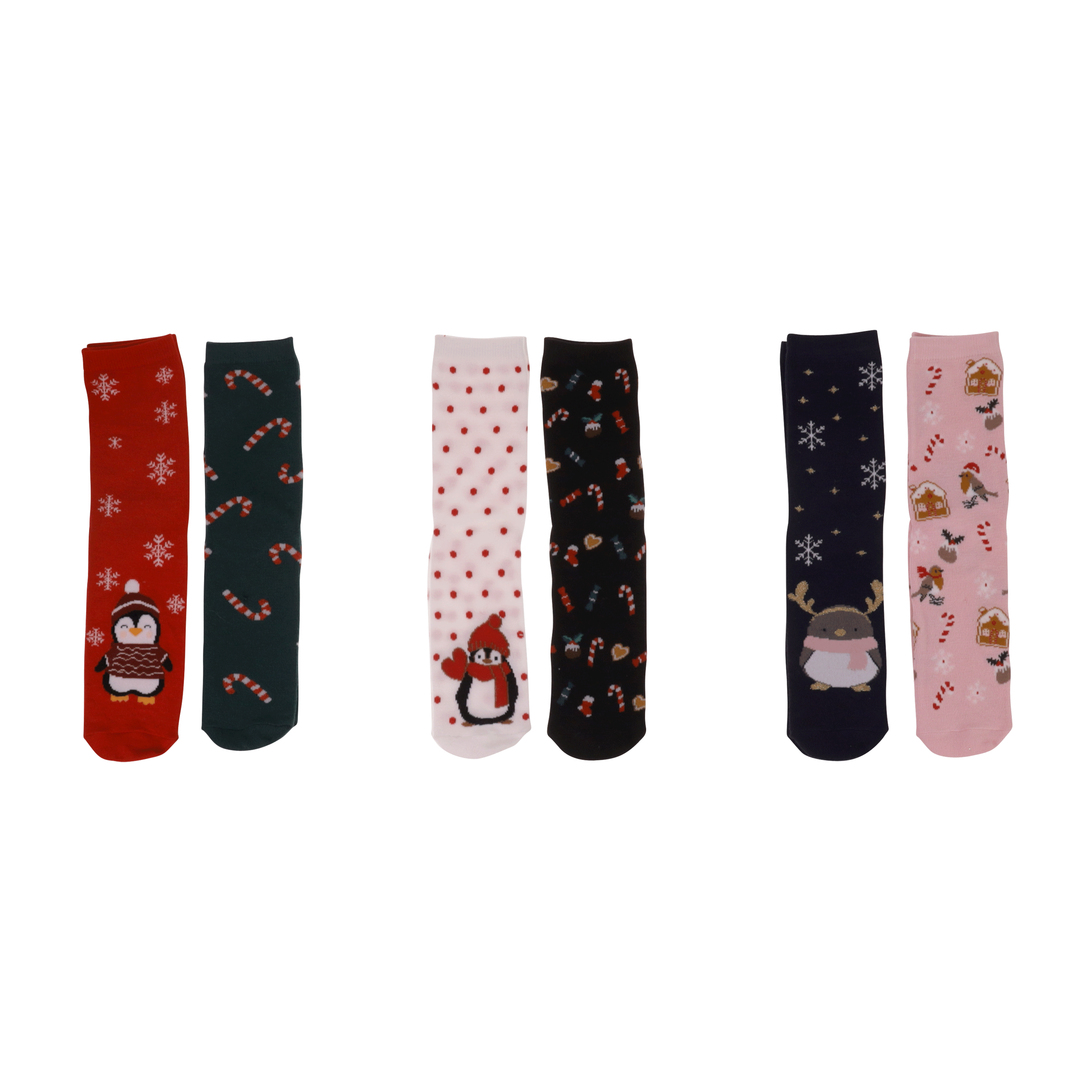 Penguin Xmas High 2prs