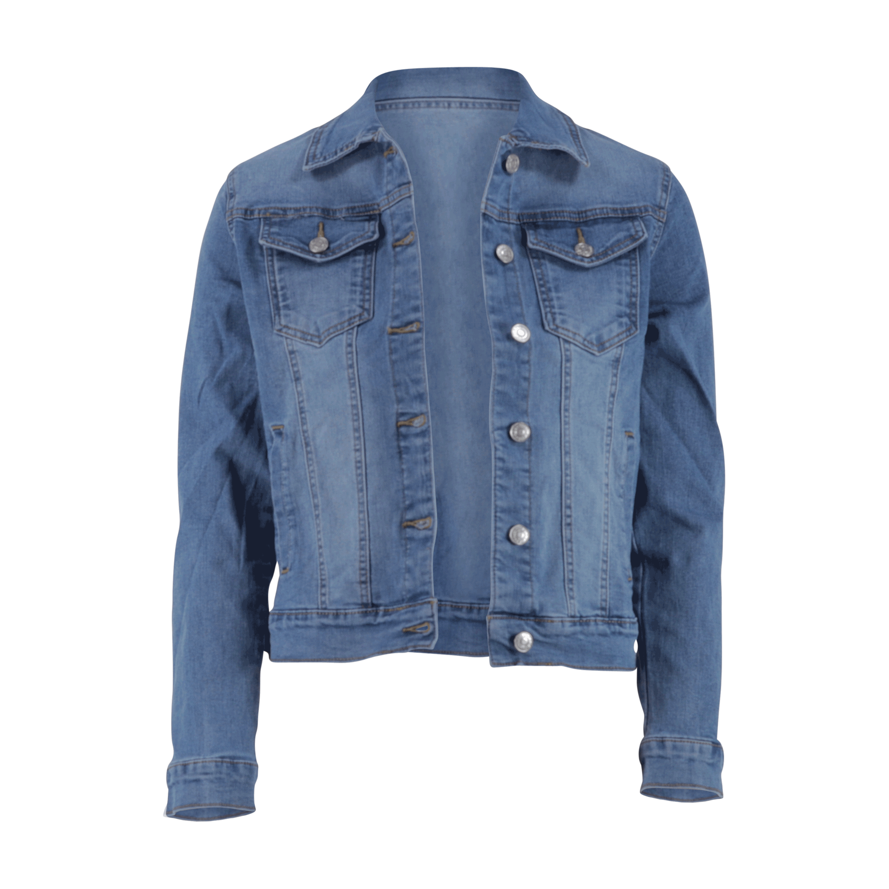 Jeans: Jacket V506 in Denim CHF für Frauen Chicorée